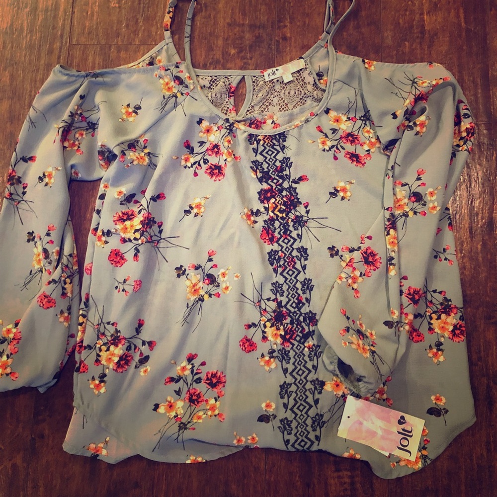 Cold shoulder blouse